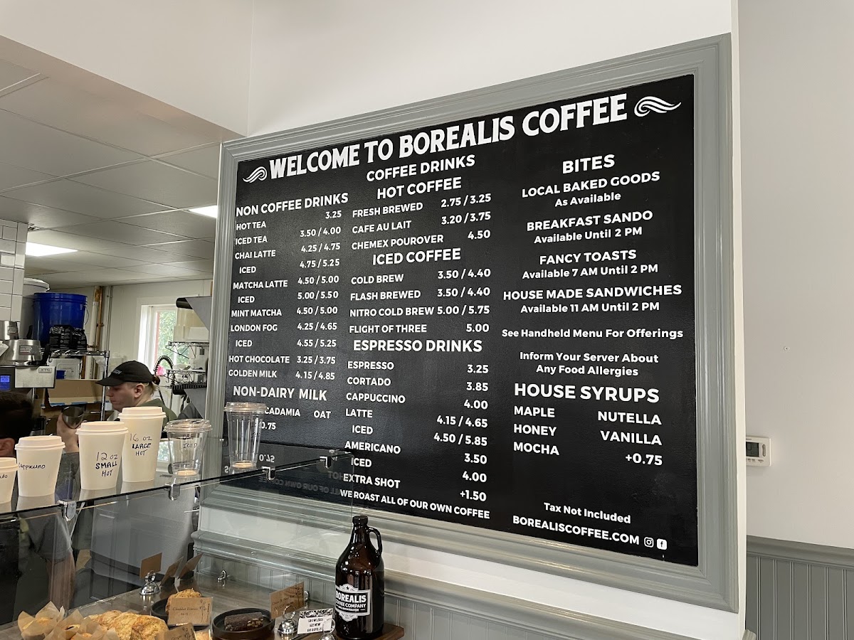 Menu Borealis Coffee Company-2