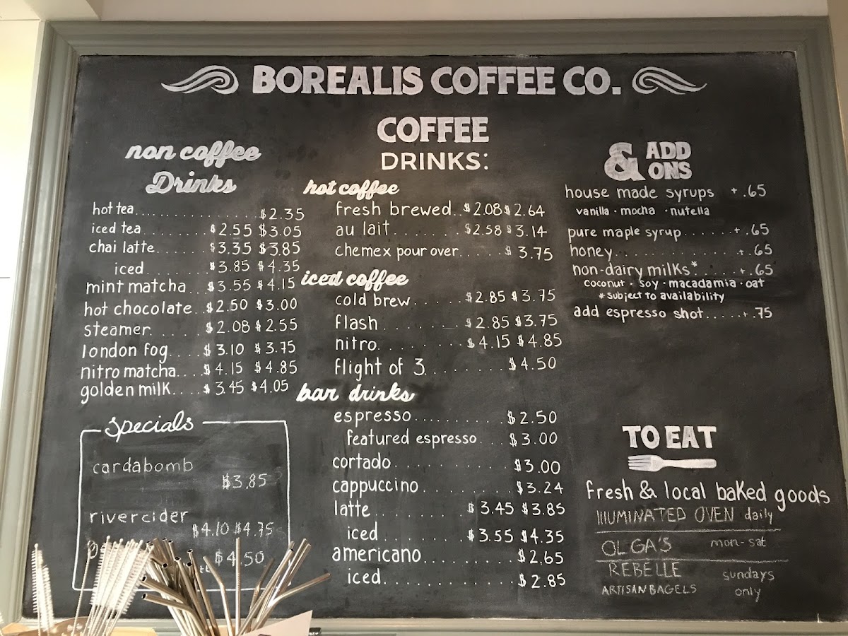 Menu Borealis Coffee Company-5